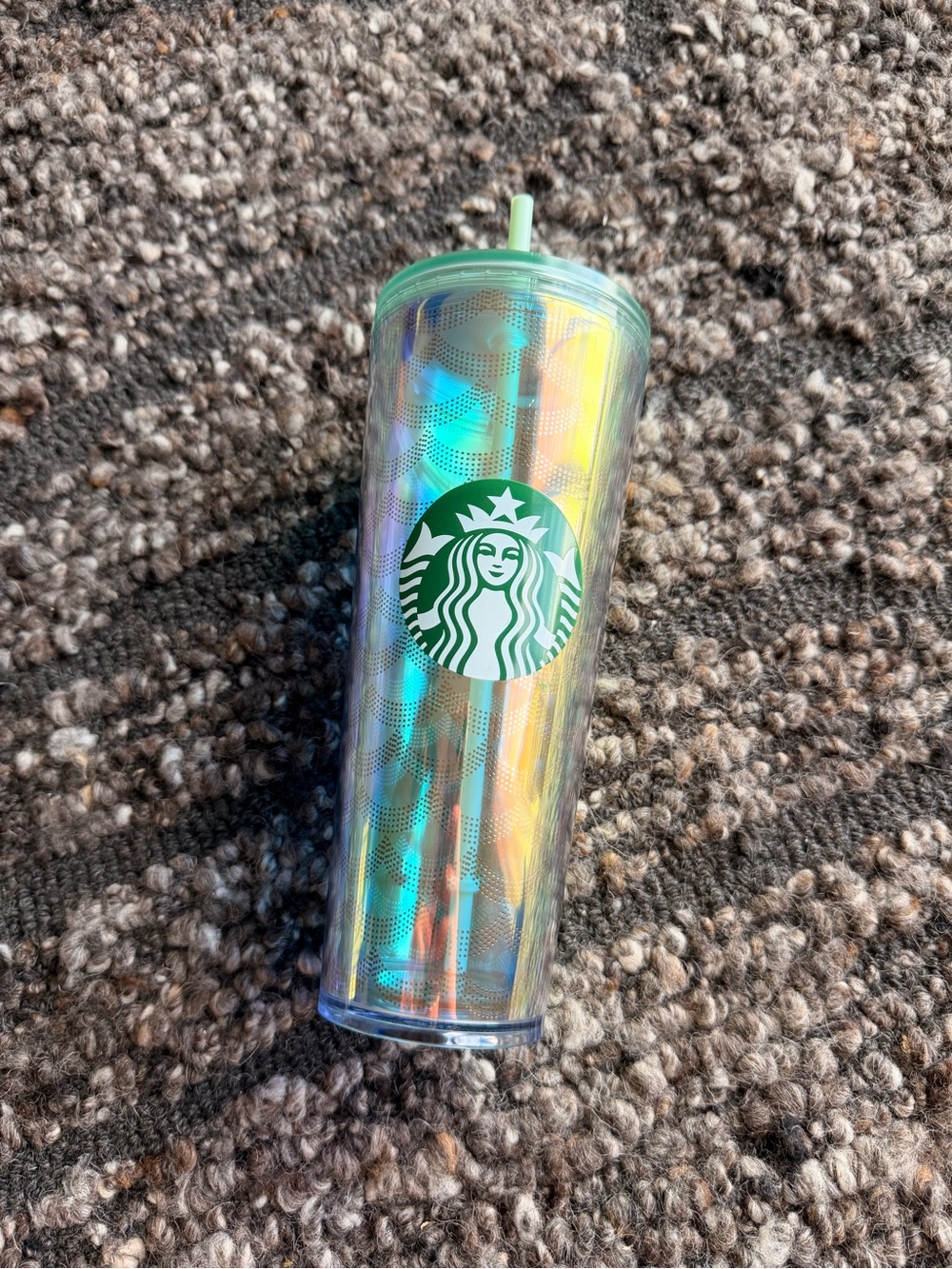 Starbucks Iridescent Mermaid Scale Tumbler with Straw